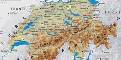 Switzerland geography map