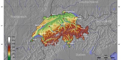 Topo map switzerland