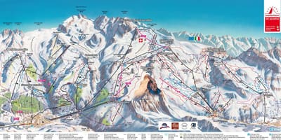 Map of switzerland trail